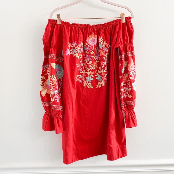 Free People Dresses & Skirts - Free People Fleur Du Jour Embroidered Dress
